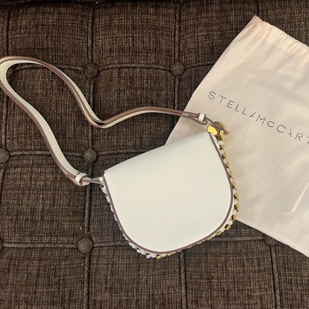 SOLD - NEW Stella McCartney Frayme Flap Shoulder Bag (Size Medium)